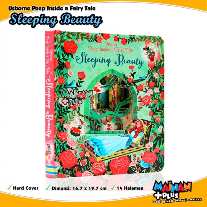 Buku Cerita Anak Usborne Peep Inside a Fairy Tale Sleeping Beauty 