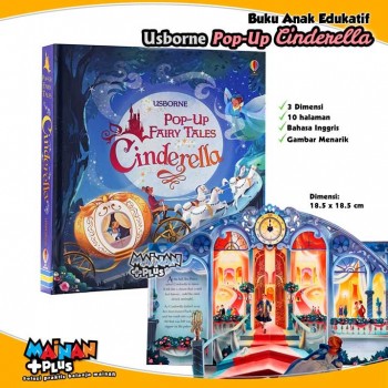 Buku Aktivitas Anak Usborne 3D Pop Up Book Fairy Tales Cinderella 