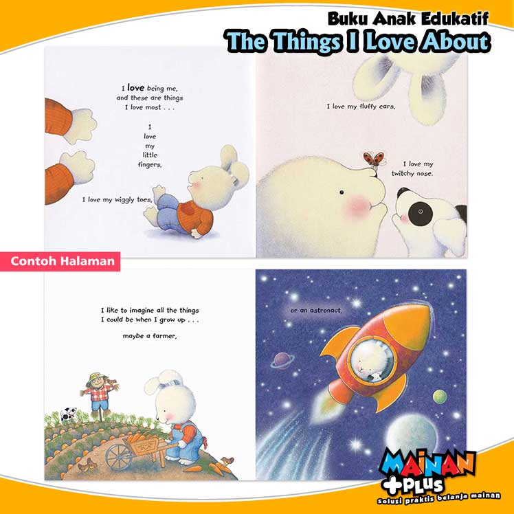Buku Edukasi Anak Bahasa Inggris The Things I Love About Series 