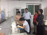 学院党委书记亲临现场看望参赛师生